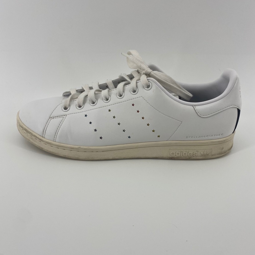 Adidas Stan Smith Stella McCartney Mens 11‎ White Rainbow Star Sneakers FW6875